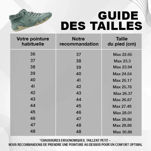 LDECK - chaussure nus-pieds en cuir ergonomique, imperméable et antidouleur