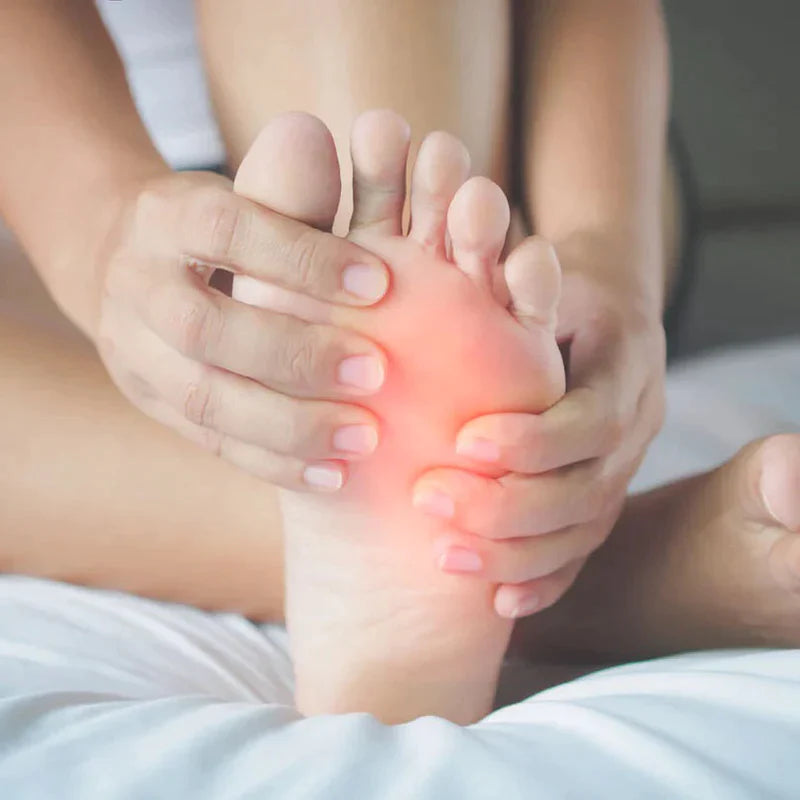Douleurs sur la voûte plantaire