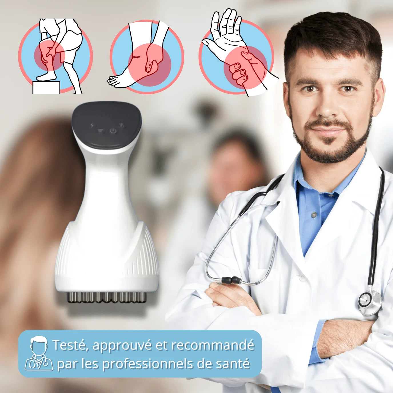 OrthoVibration™ Thérapie 4 - en - 1 - Nuage Confort