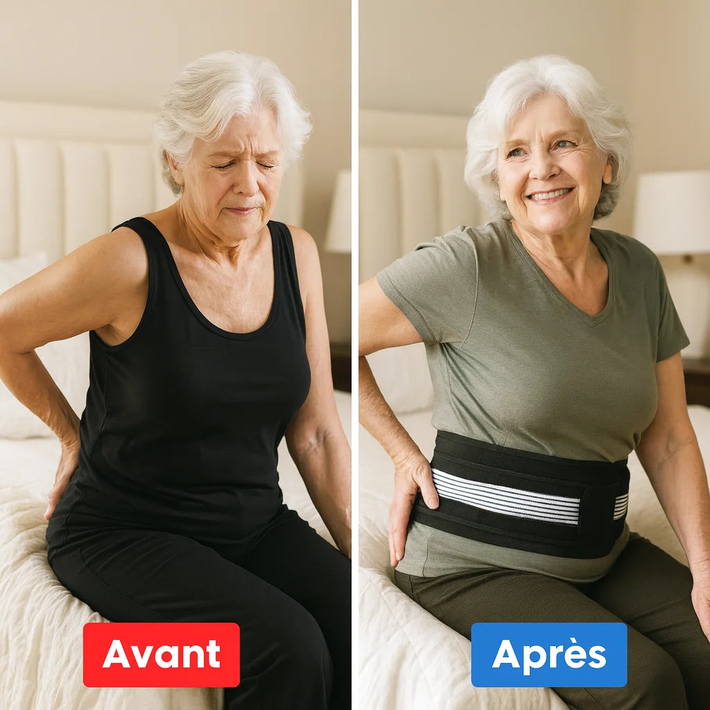 Ceinture lombaire sciatique pour le maintien du dos - OrthoBelt® - Nuage Confort
