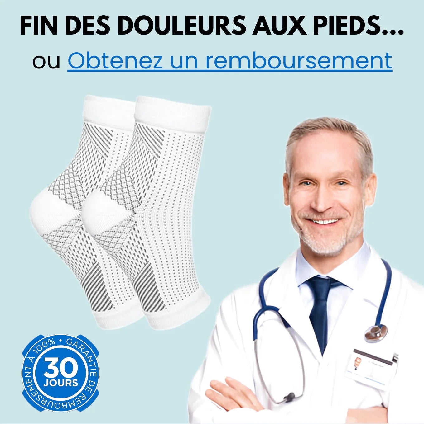 OrthoSocks® - Chaussette de Contention - Nuage Confort