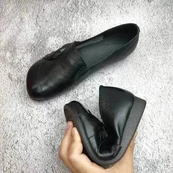NuageConfort® Chaussures orthopédique en cuir avec semelle souple et antidérapante - Nuage Confort