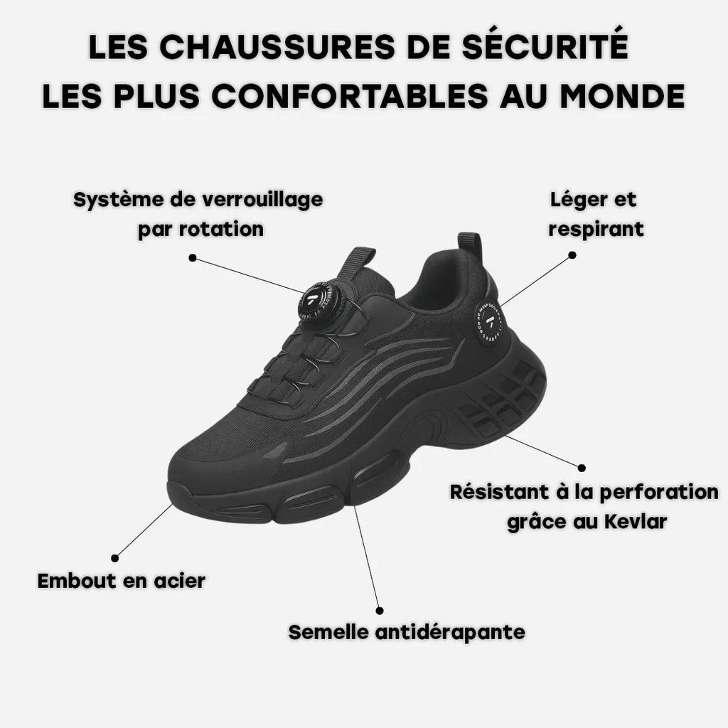 Chaussures de sécurité confortable - SecureFlex® Pro - Nuage Confort