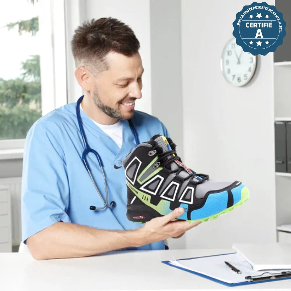 OrthoTrekk® - Chaussures Orthopédique de trekking et randonnée anti - douleurs - Nuage Confort