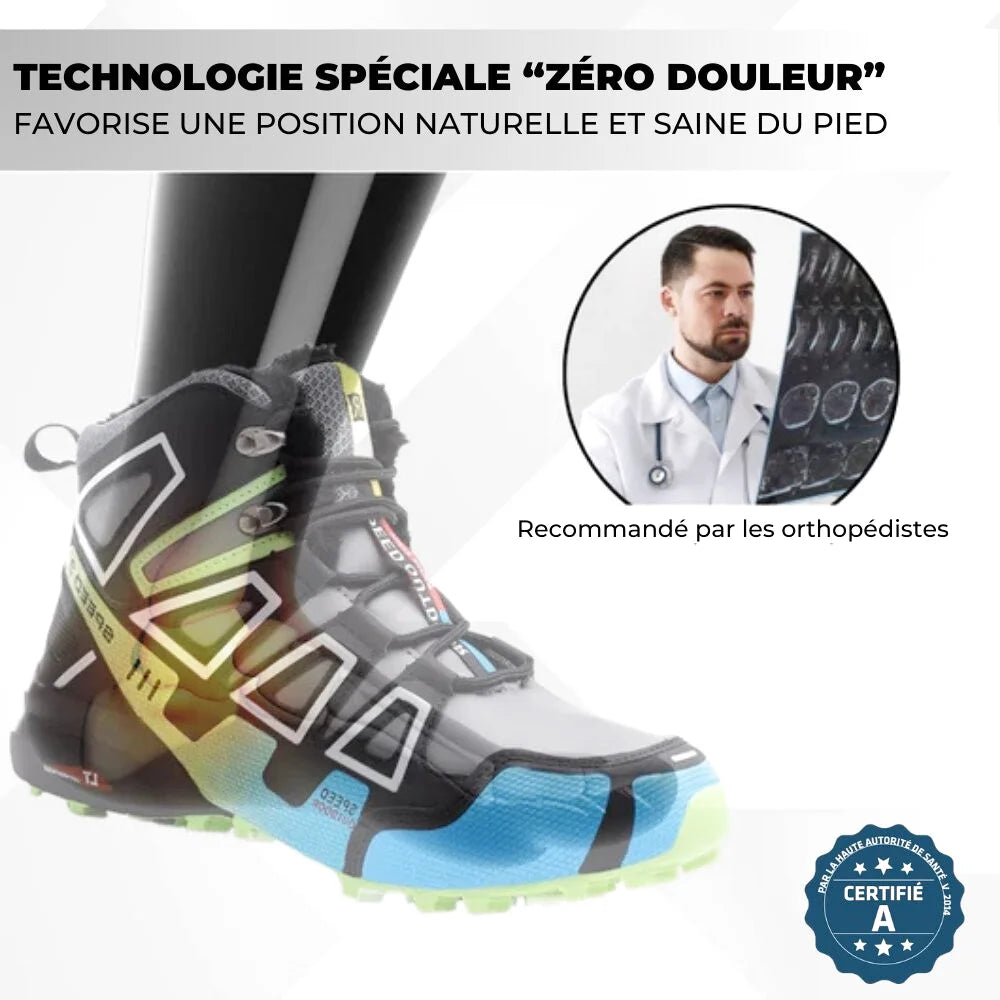 OrthoTrekk® - Chaussures Orthopédique de trekking et randonnée anti - douleurs - Nuage Confort