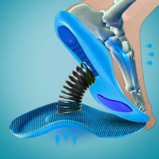 Amorti du talon de la semelle confortflex