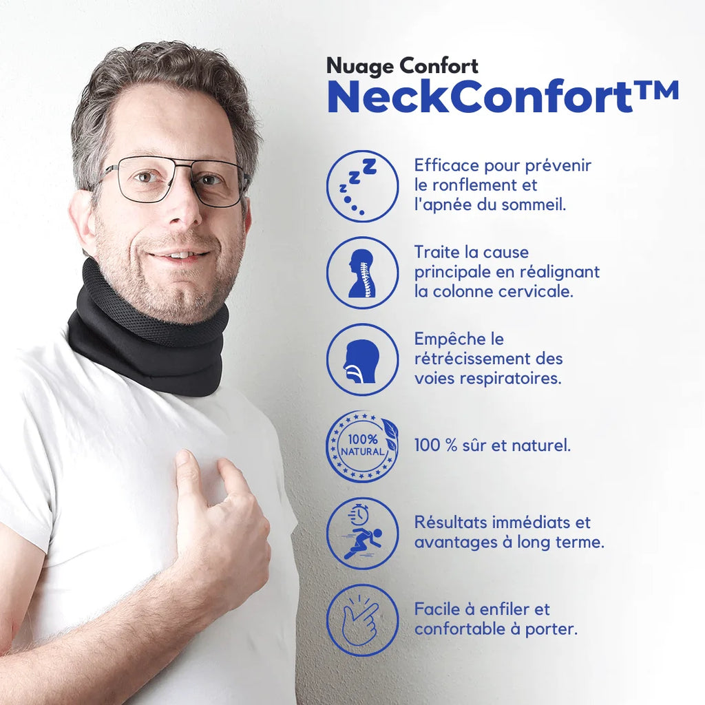 NeckConfort™ - Plus jamais de ronflement - Nuage Confort