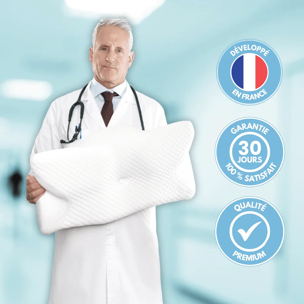 Le Meilleur Oreiller Ergonomique Cervical - BonDodo™ - Nuage Confort
