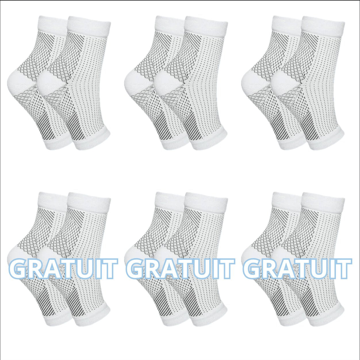 OrthoSocks® - Chaussette de Contention - Nuage Confort