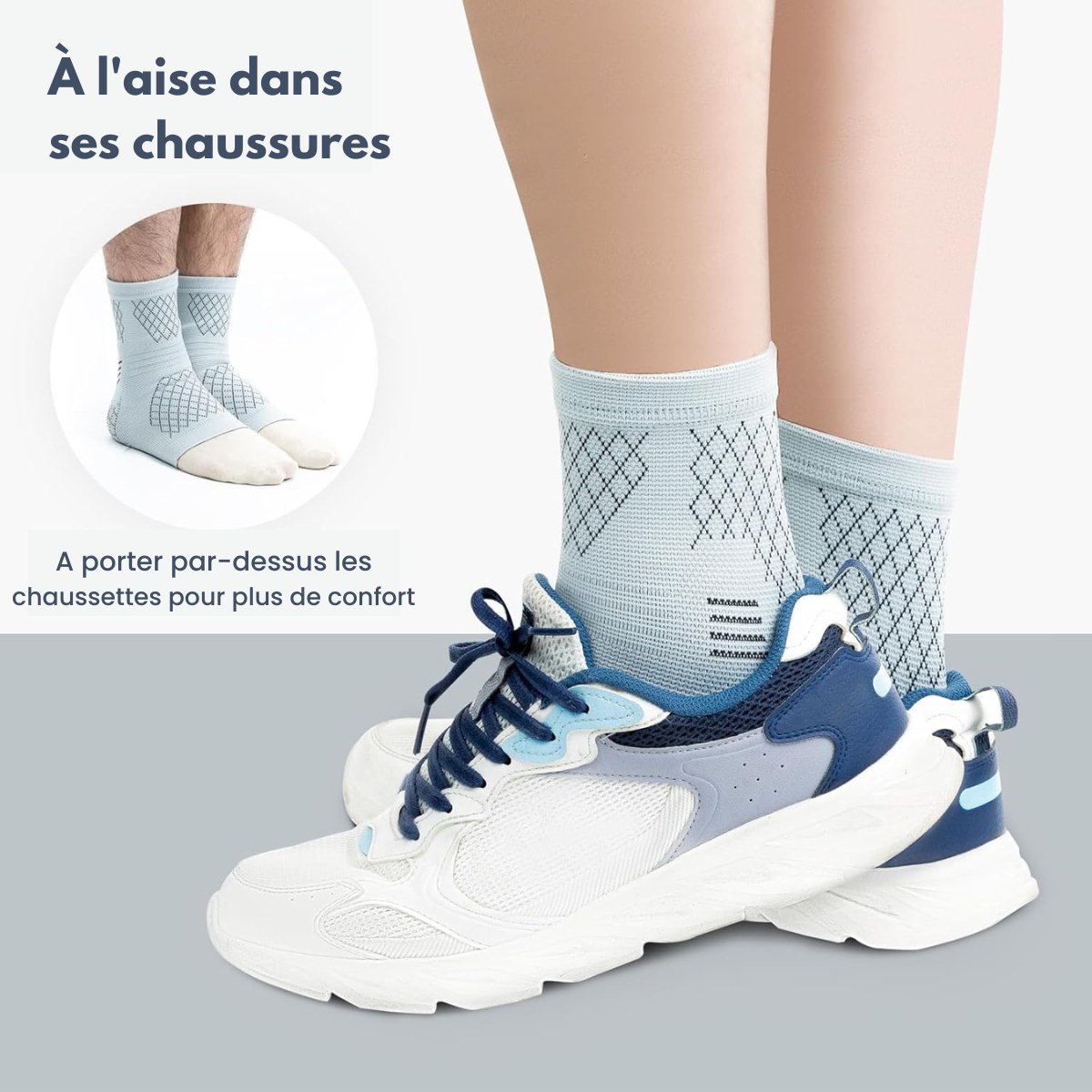 OrthoSocks® - Chaussette de Contention - Nuage Confort