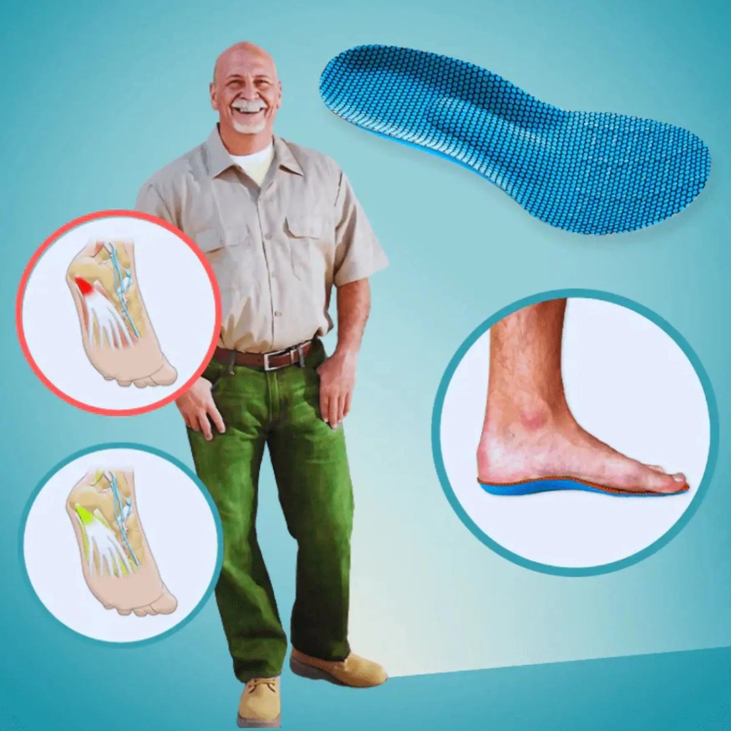 Semelles Orthopédiques - ConfortFlex® - Nuage Confort