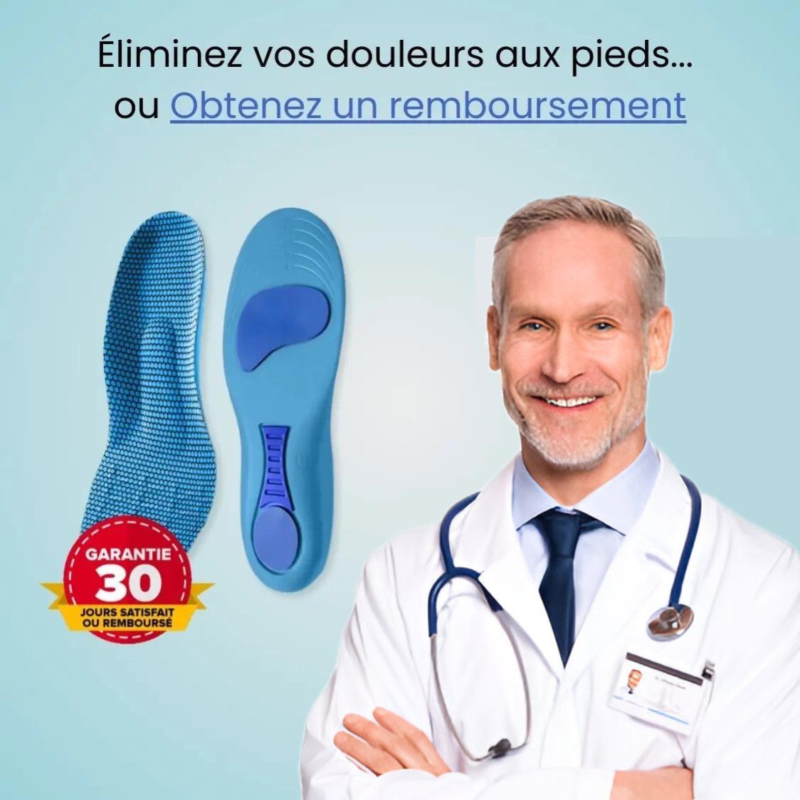 Semelles Orthopédiques - ConfortFlex® - Nuage Confort